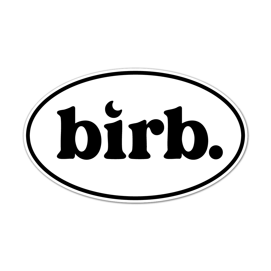 birb. Euro Sticker